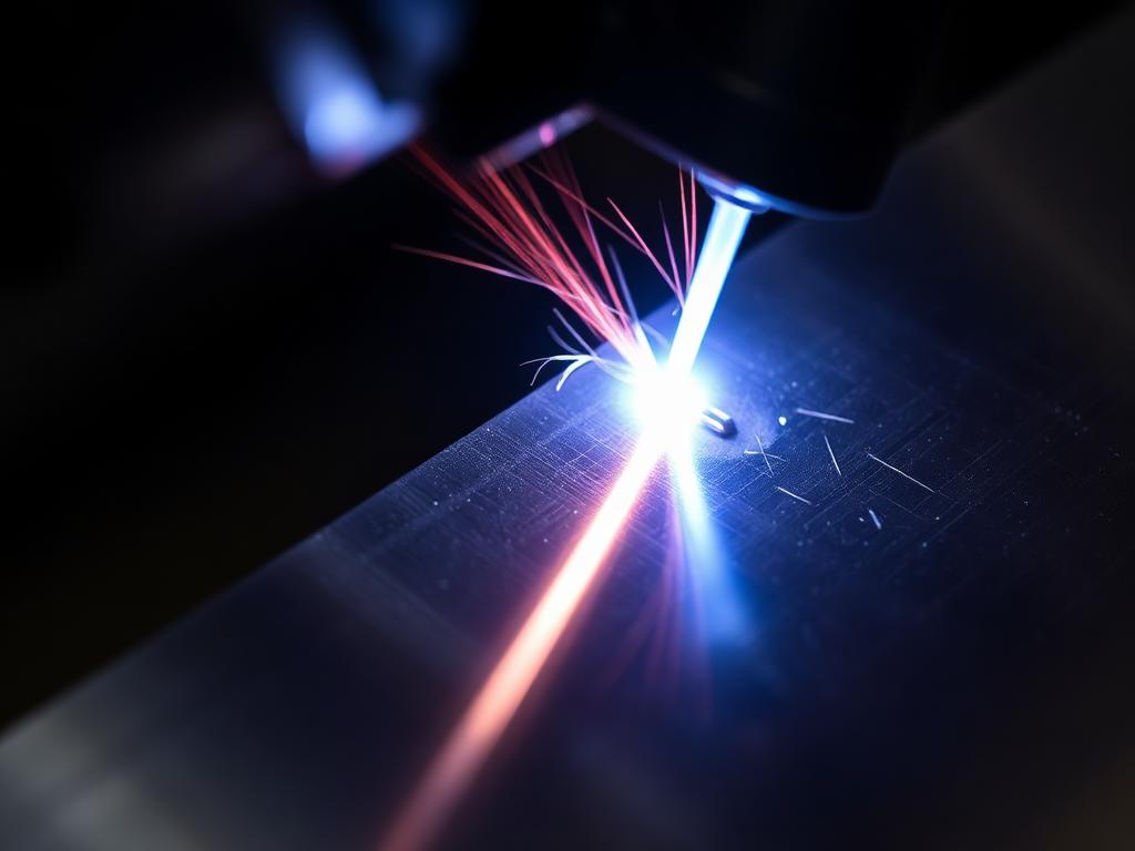 Laser weld cleaning removing heat discoloration from stainless steel